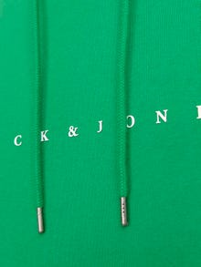 Jack & Jones Logo Hettegenser -Green Bee - 12233972