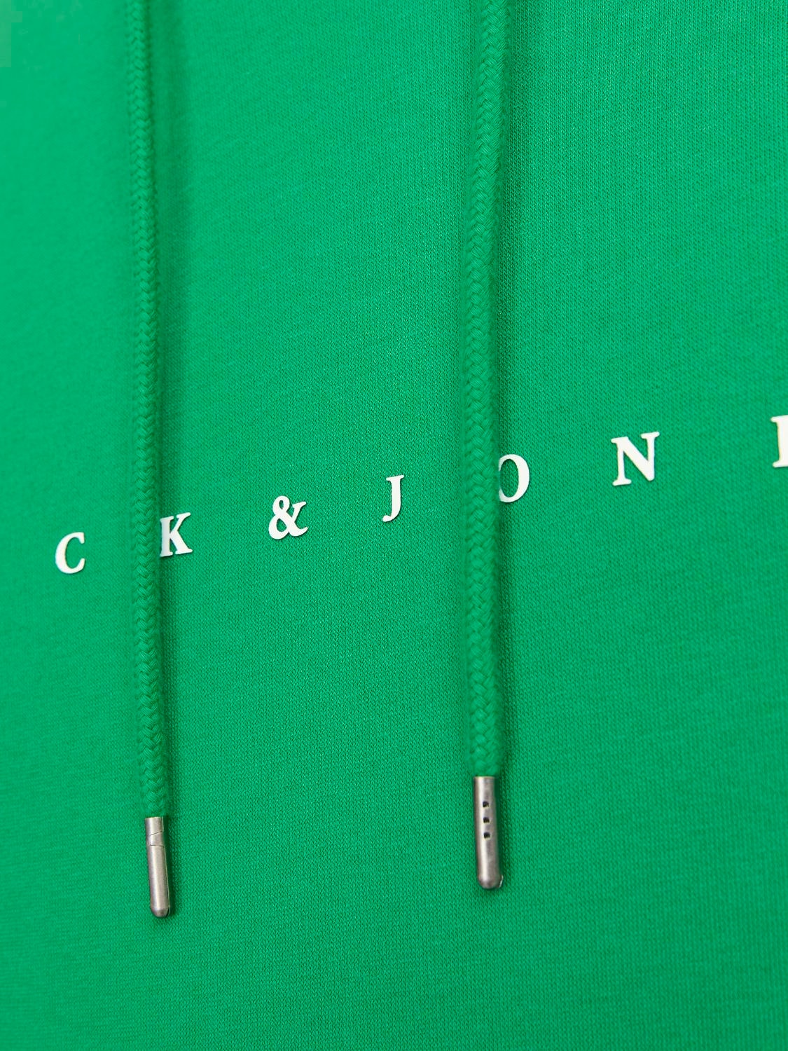 Jack & Jones Logo Hoodie -Green Bee - 12233972