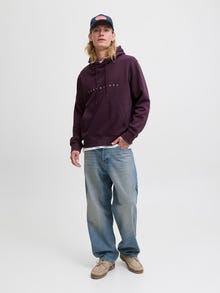 Jack & Jones Logo Huppari -Plum Perfect - 12233972