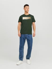 Jack & Jones Logotyp Rundringning T-shirt -Mountain View - 12233999