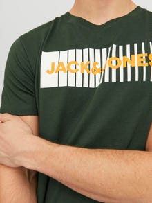 Jack & Jones Camiseta Logotipo Cuello redondo -Mountain View - 12233999