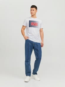 Jack & Jones Logo O-hals T-shirt -White - 12233999