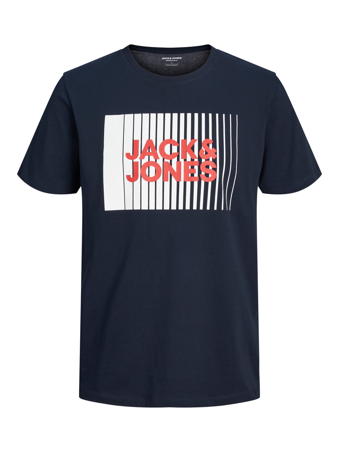 Jack & Jones Logo Crew neck T-shirt -Navy Blazer - 12233999