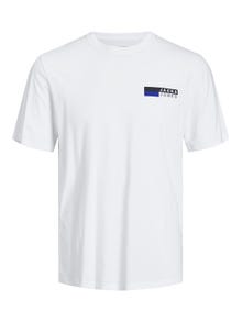 Jack & Jones Camiseta Logotipo Cuello redondo -White - 12233999