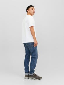 Jack & Jones T-shirt Logo Decote em O -White - 12233999