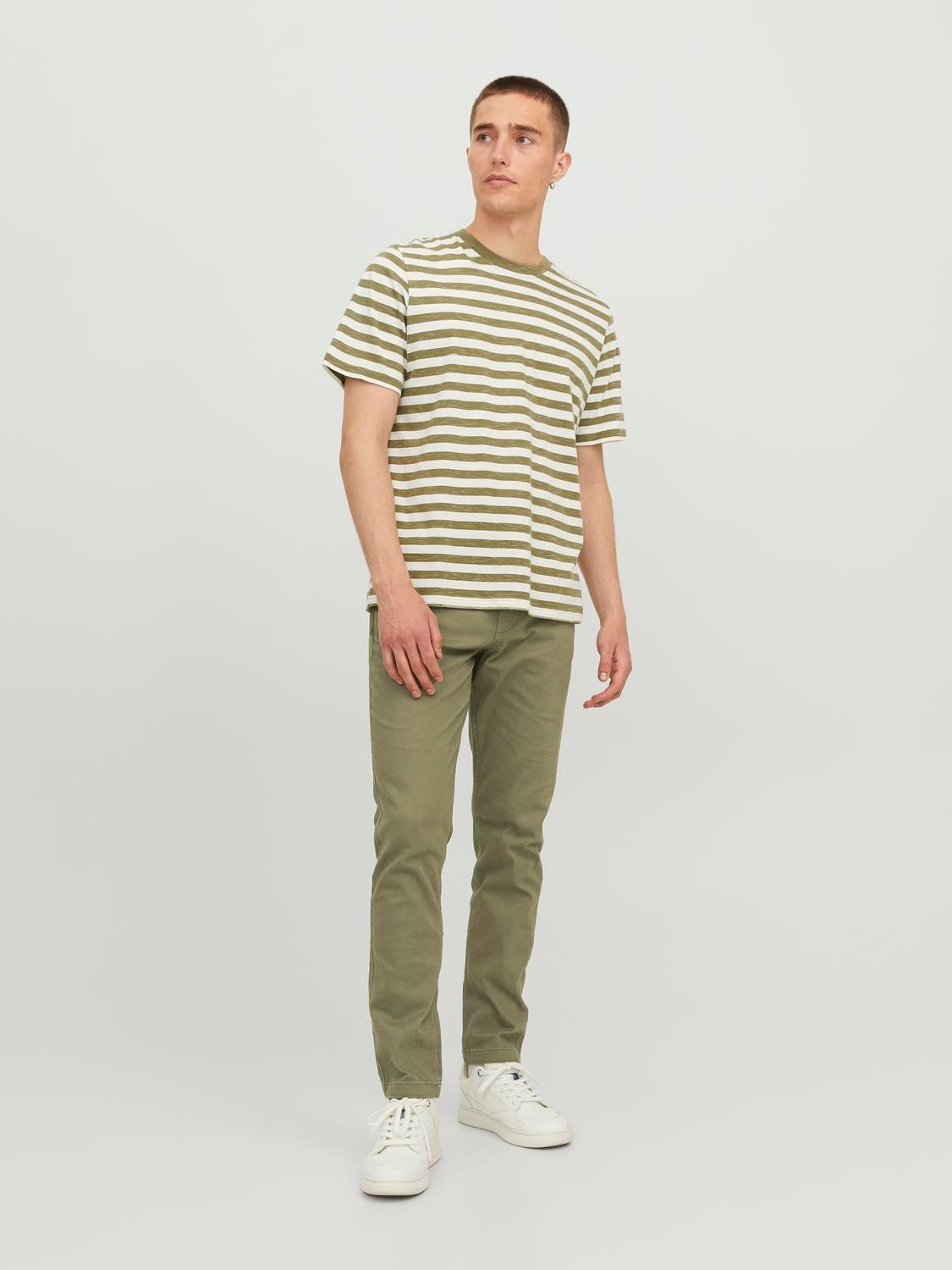 Jack & Jones Slim Fit Chinobroek -Olive Night - 12234107