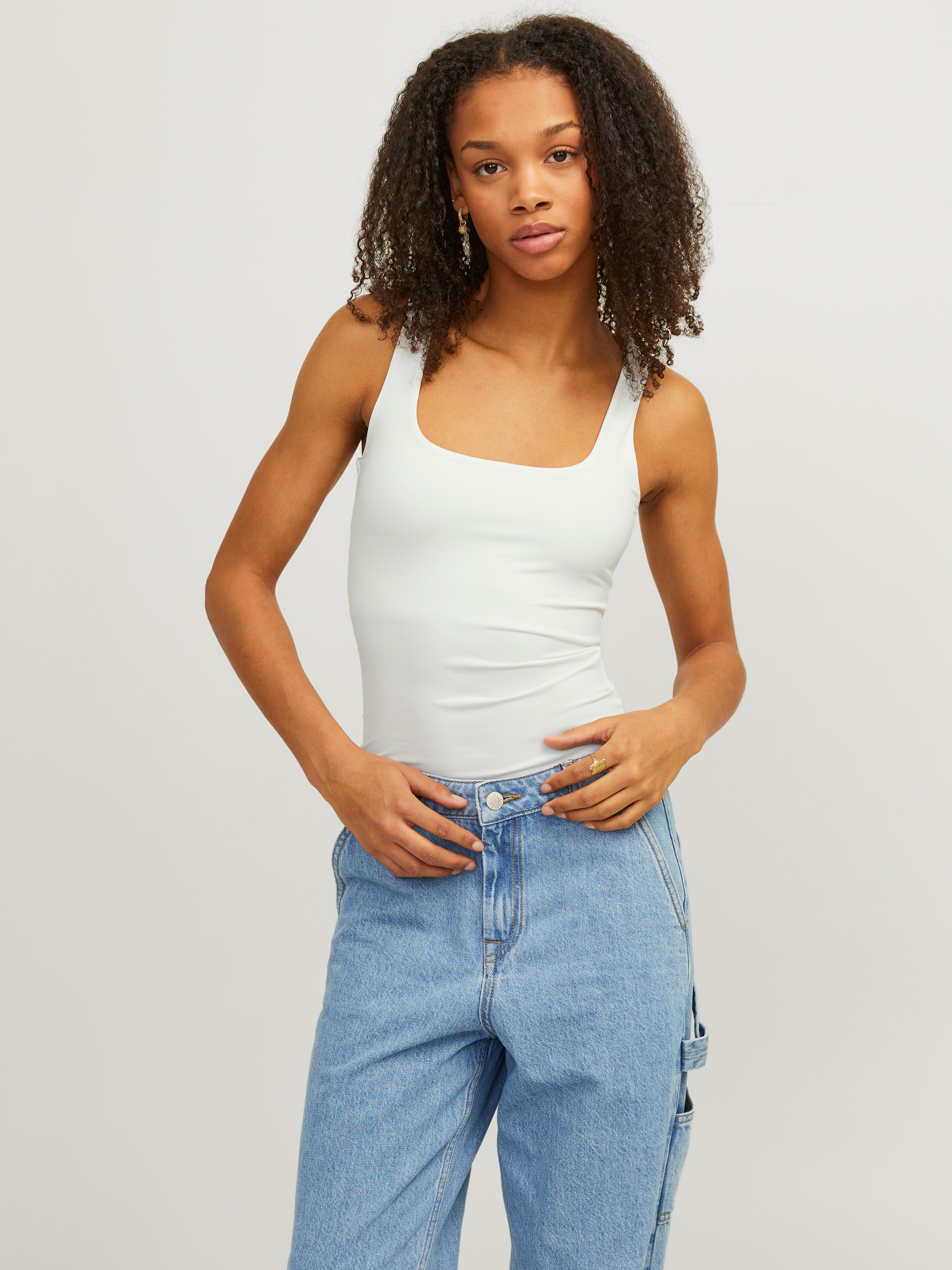 JXSAGA Tank top | White Clear | JJXX®