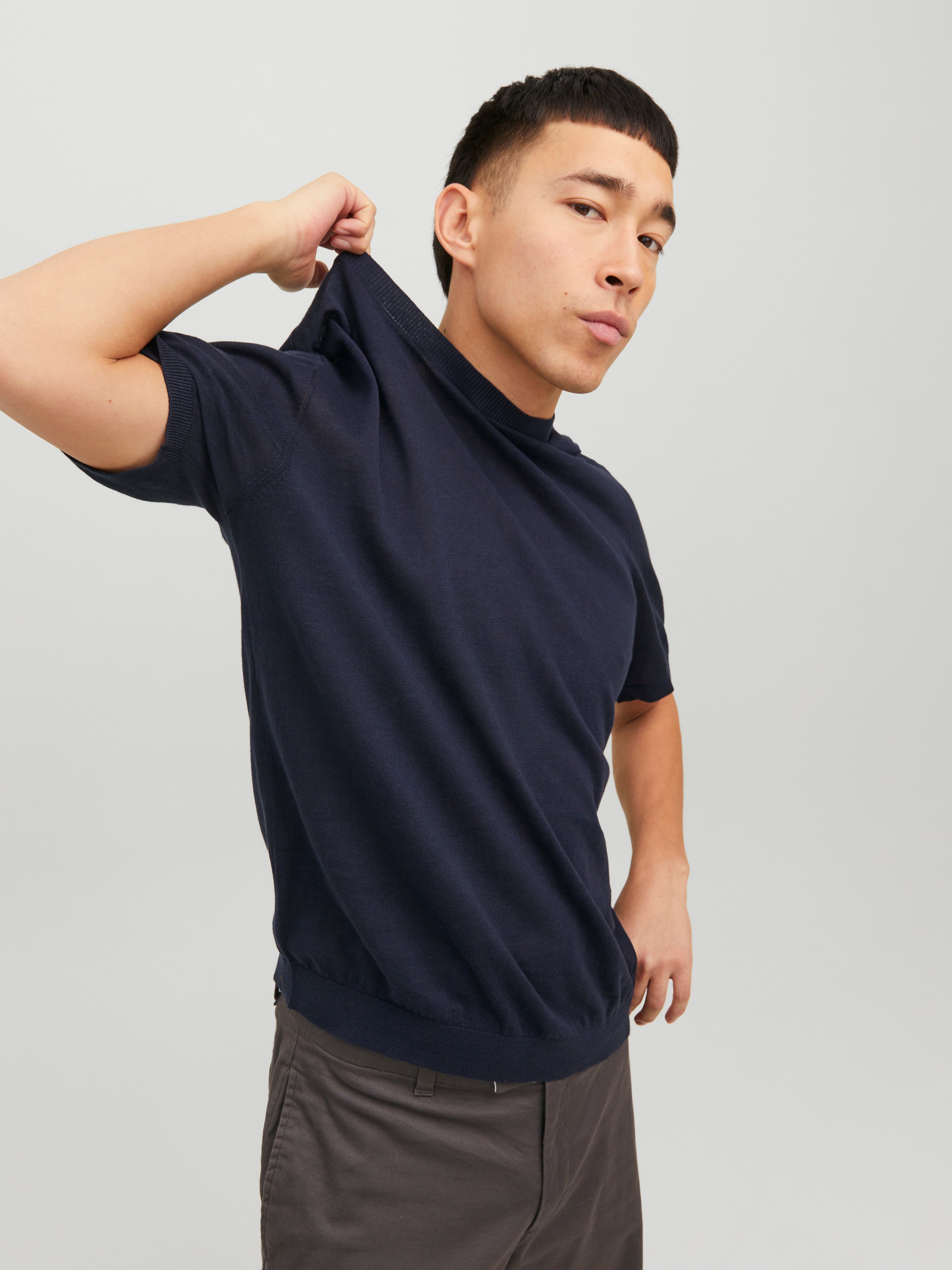 Jack & Jones Plain Crew neck Crew Neck Jumper - 12234141