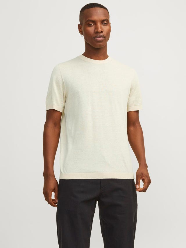 Jack & Jones Plain Crew neck Crew Neck Jumper - 12234141