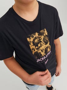 Jack & Jones Logo T-skjorte For gutter -Black - 12234179