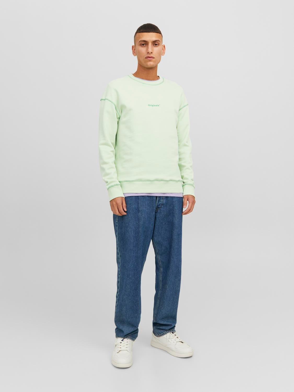 Jack & Jones Logotyp Crewneck tröja -Spray - 12234185