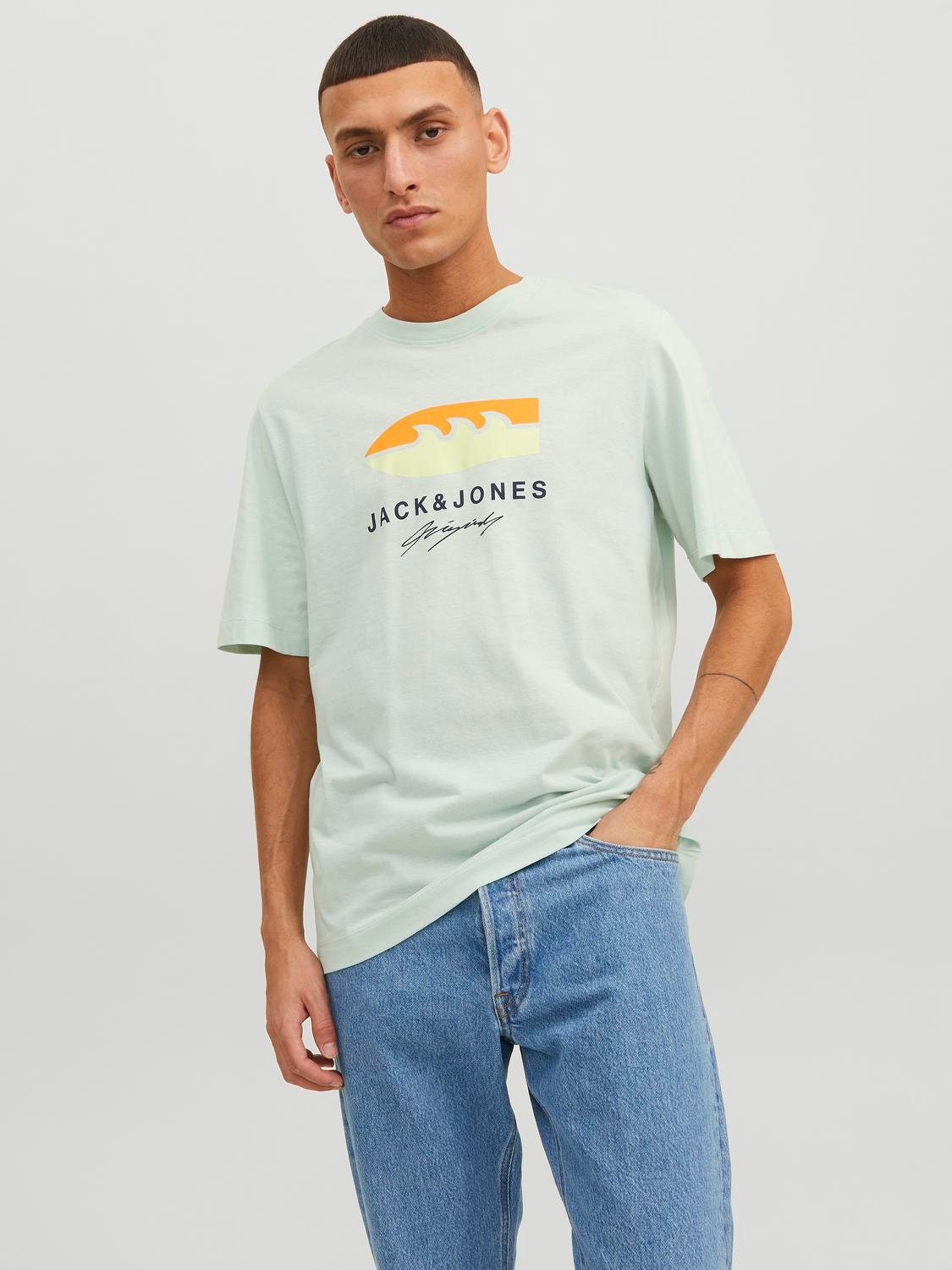 Standard T-Shirt | Light Blue | Jack Jones®