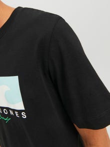 Jack & Jones Camiseta Logotipo Cuello redondo -Black - 12234214