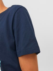Jack & Jones Logo Rundhals T-shirt -Navy Blazer - 12234351