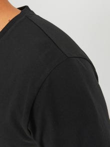 Jack & Jones Logo Crew neck T-shirt -Black - 12234355