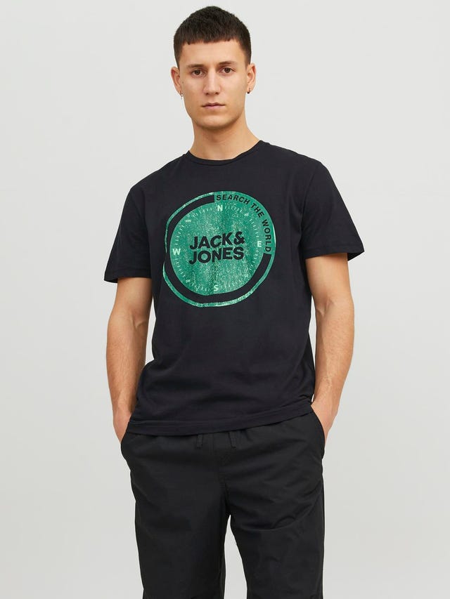 Jack & Jones Logo Crew neck T-shirt - 12234359