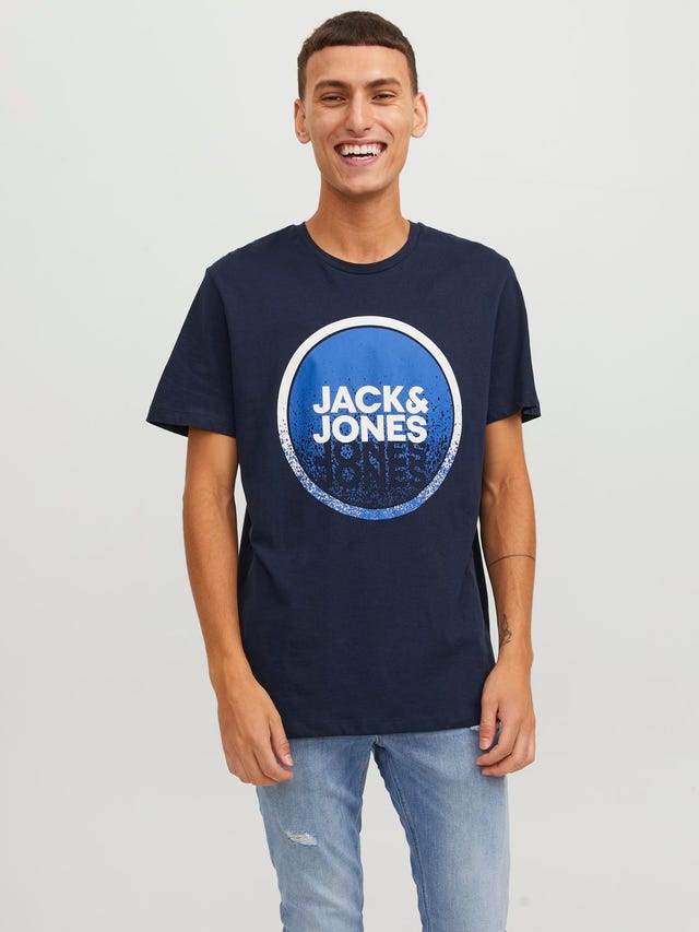 Jack & Jones Logo Crew neck T-shirt - 12234363