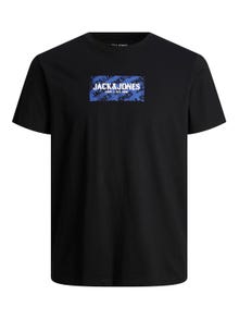 Jack & Jones Logo Rundhals T-shirt -Black - 12234364