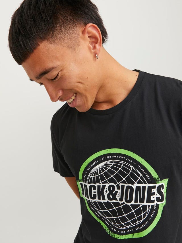 Jack & Jones T-shirt Logo Decote Redondo - 12234365