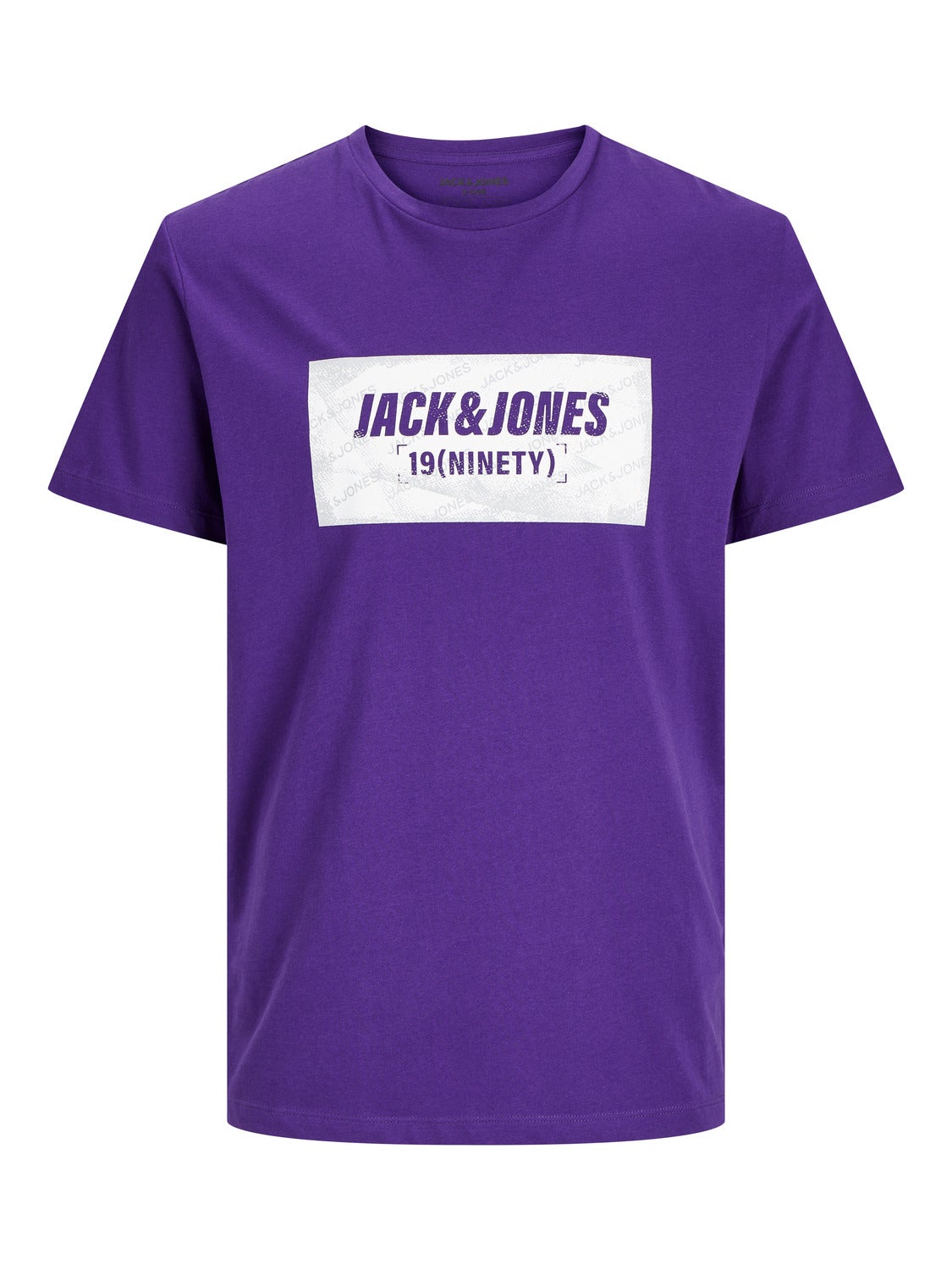 Logo Crew neck T-shirt | Dark Purple | Jack & Jones®