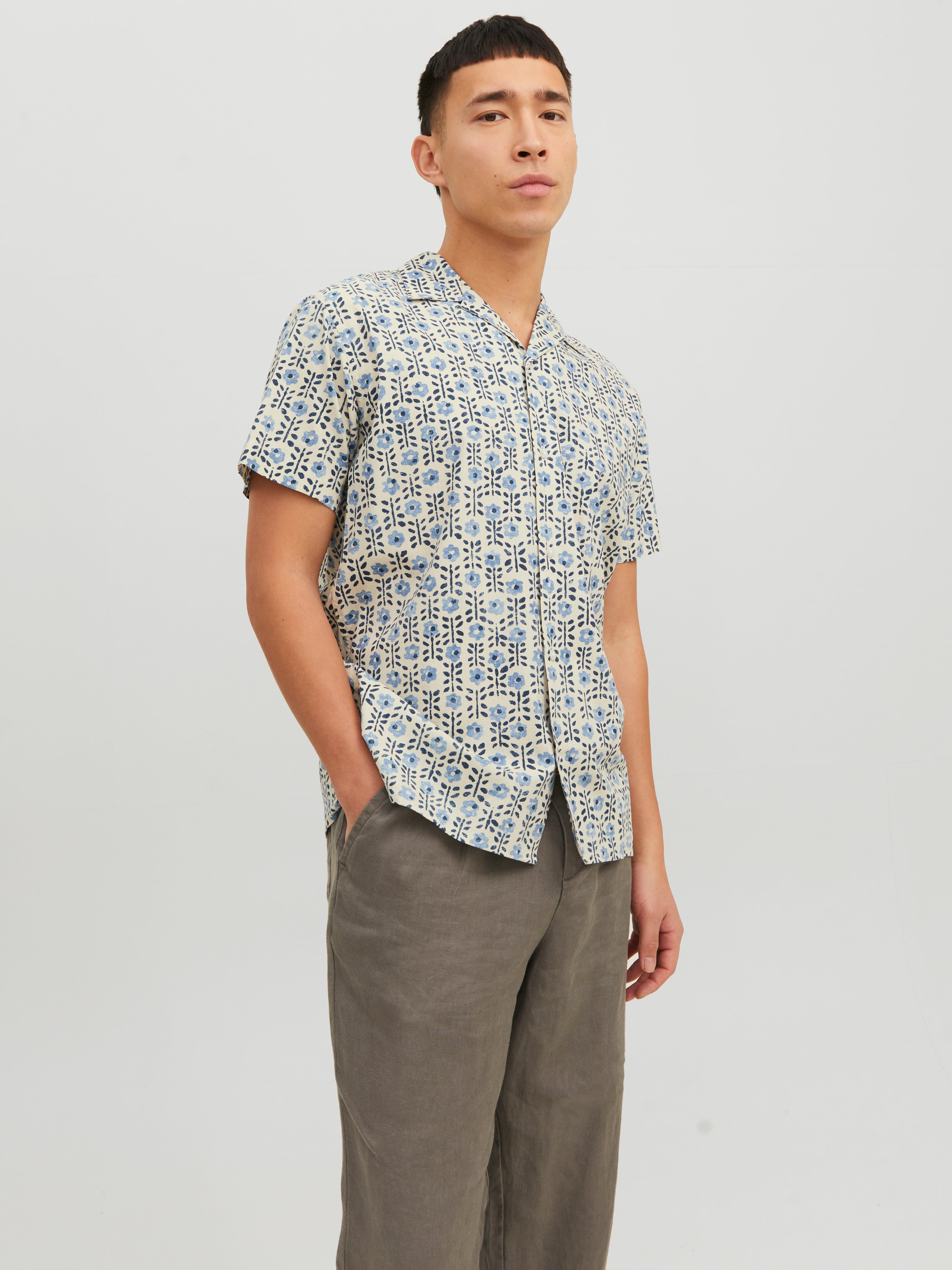 Jack & Jones Regular Fit Hawaii skjorte - 12234367