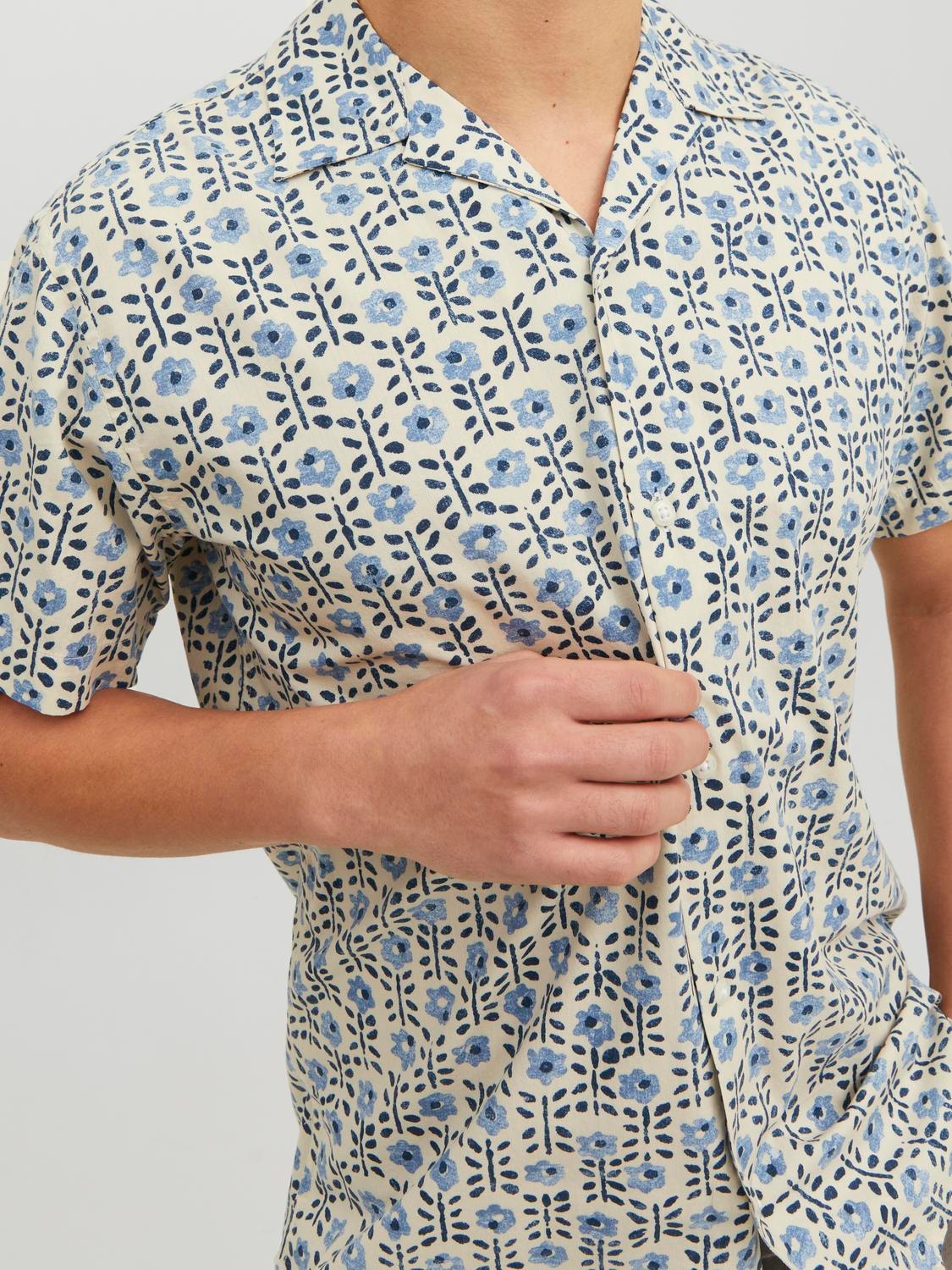 Jack & Jones Regular Fit Resort overhemd -Pristine - 12234367