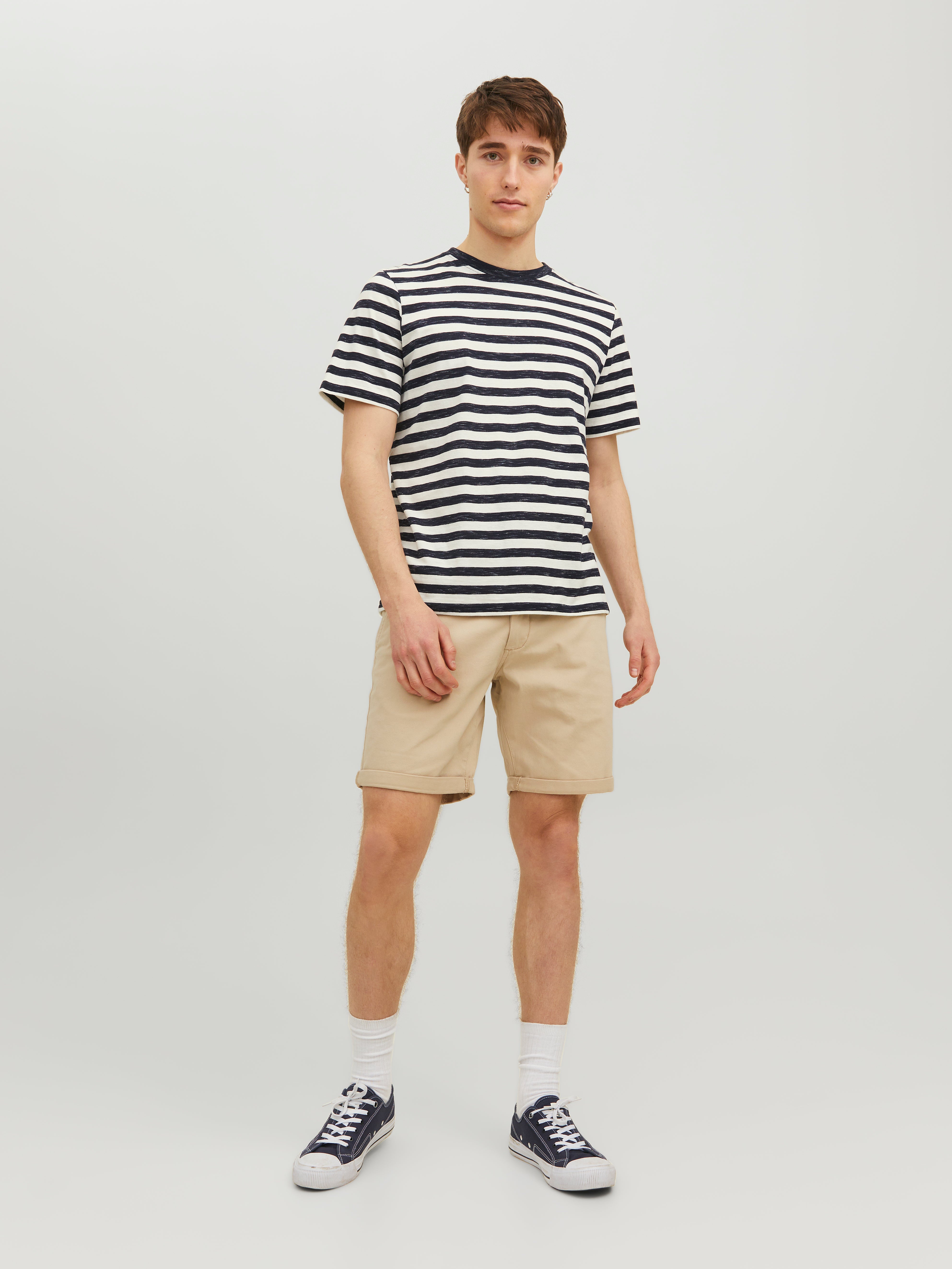 Jack & Jones 2 Regular Fit Lühikesed puuvillased püksid -Navy Blazer - 12234415