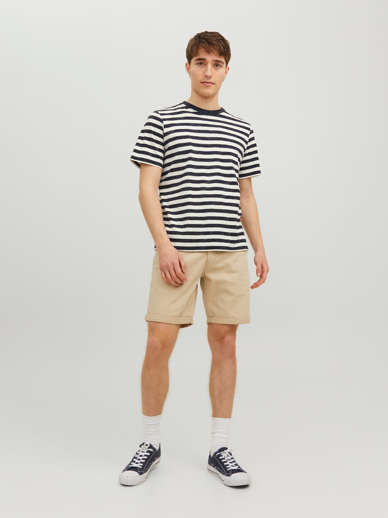 Jack & Jones 2 Regular Fit Lühikesed puuvillased püksid -Navy Blazer - 12234415