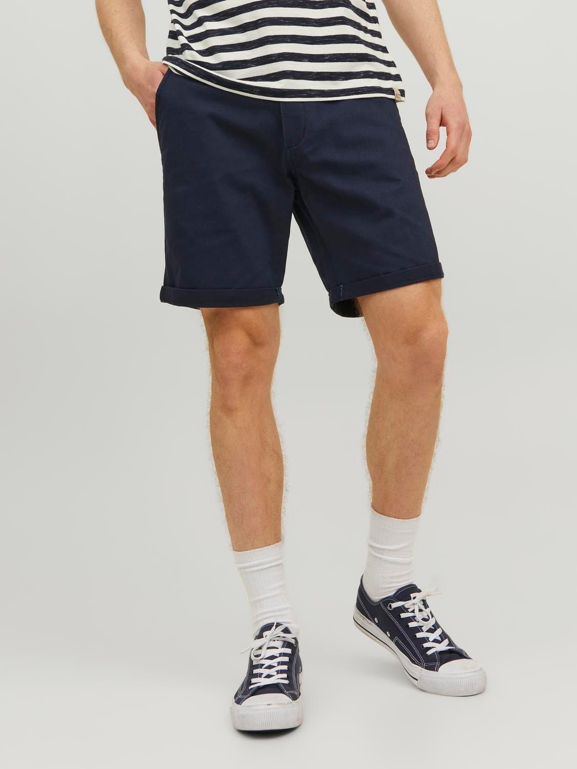 Jack & Jones 2-pack Regular Fit Chino shorts -Navy Blazer - 12234415