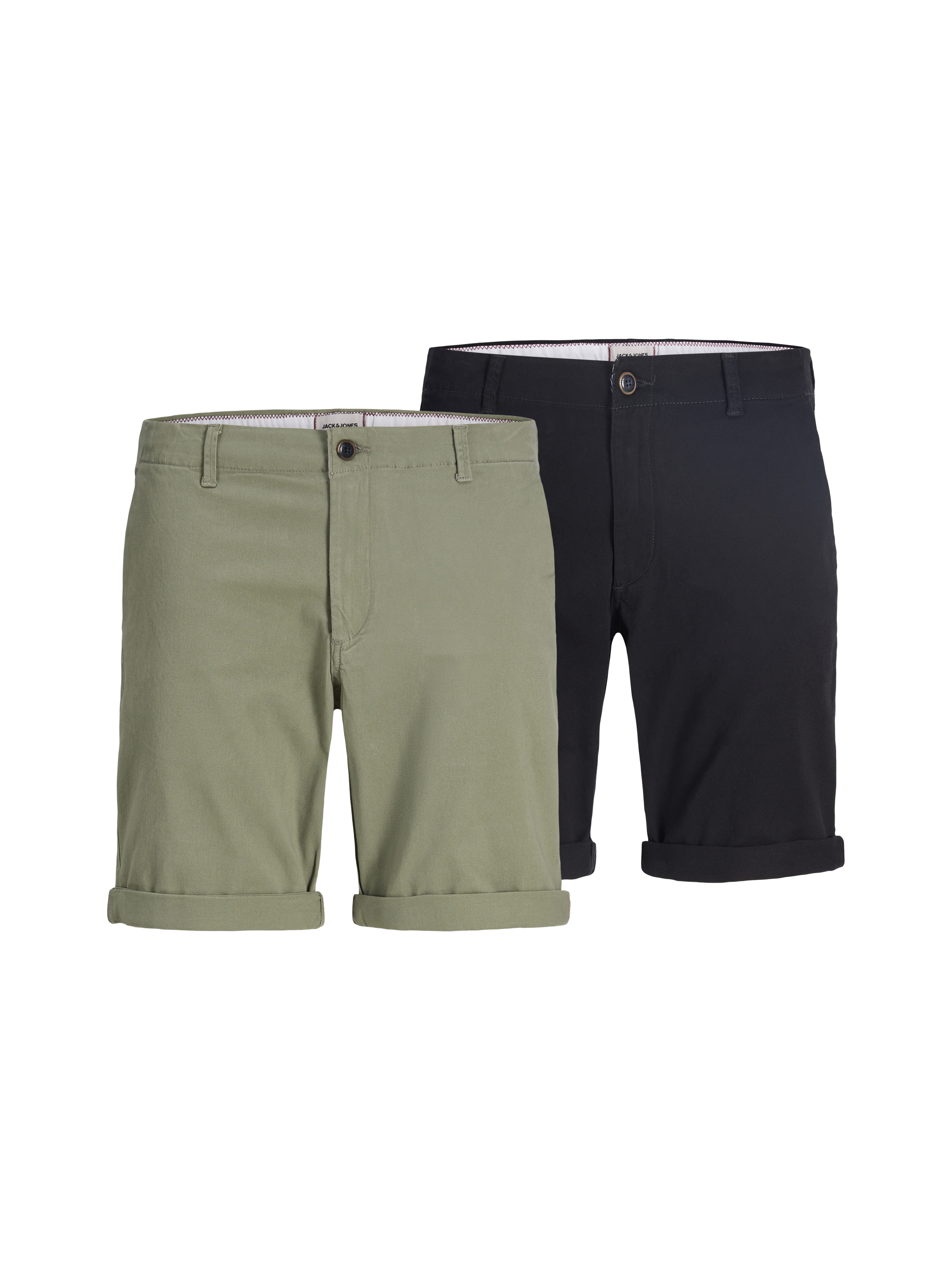 Thumbnail - 2er-pack Regular Fit Chino Shorts
