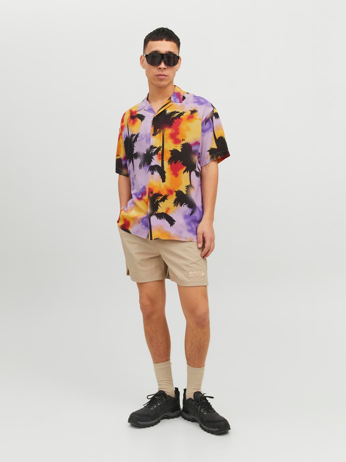 Jack & Jones Regular Fit Resort shirt -Lavender - 12234520