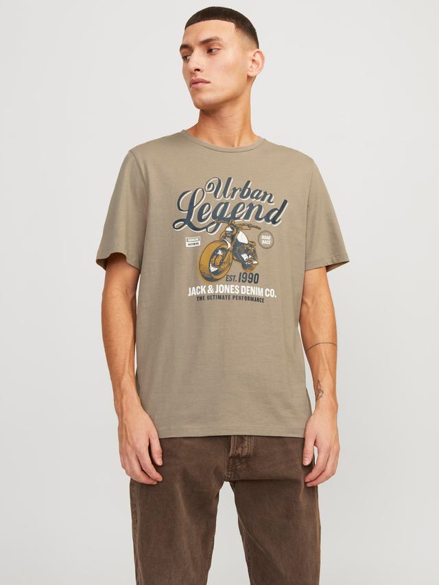 Jack & Jones Logo Ronde hals T-shirt - 12234567