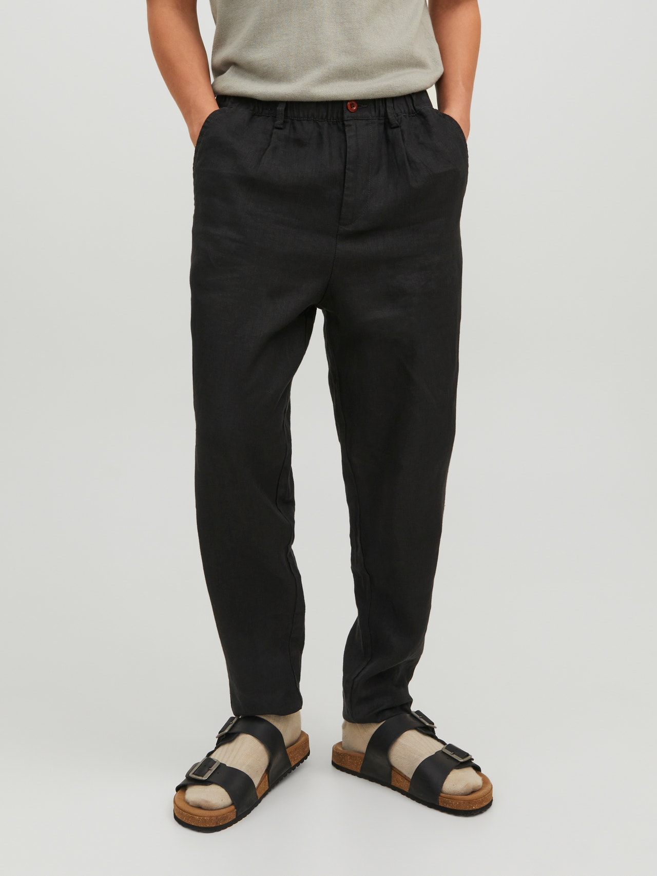 Jack & Jones Loose Fit Chino trousers -Black - 12234571