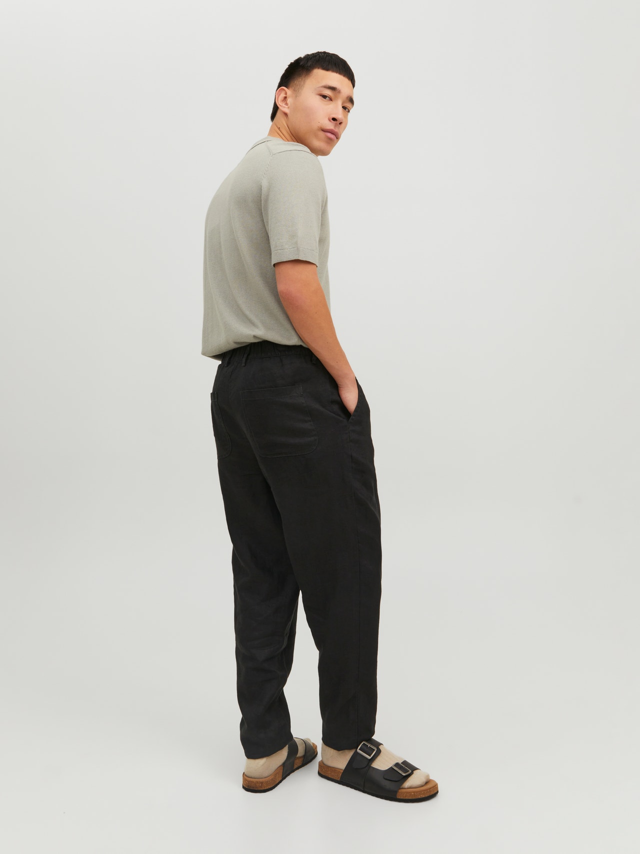 Jack & Jones Loose Fit Chino trousers -Black - 12234571