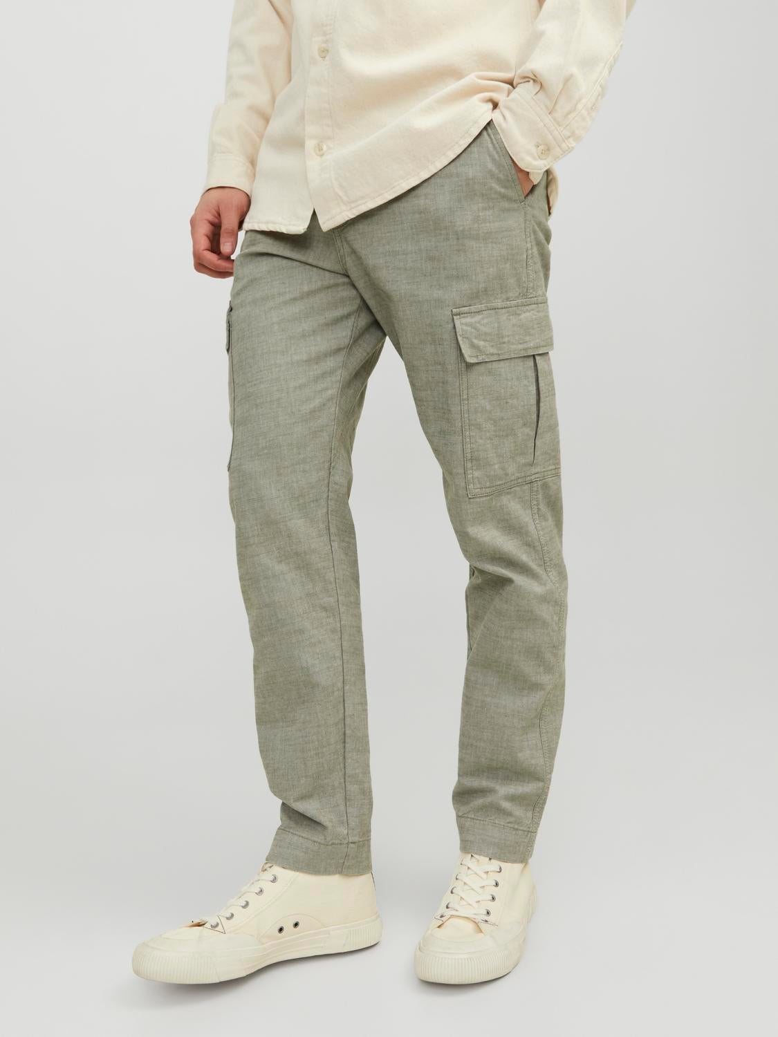 INCOTEX SlimFit Cotton and LinenBlend Cargo Trousers for Men  MR PORTER