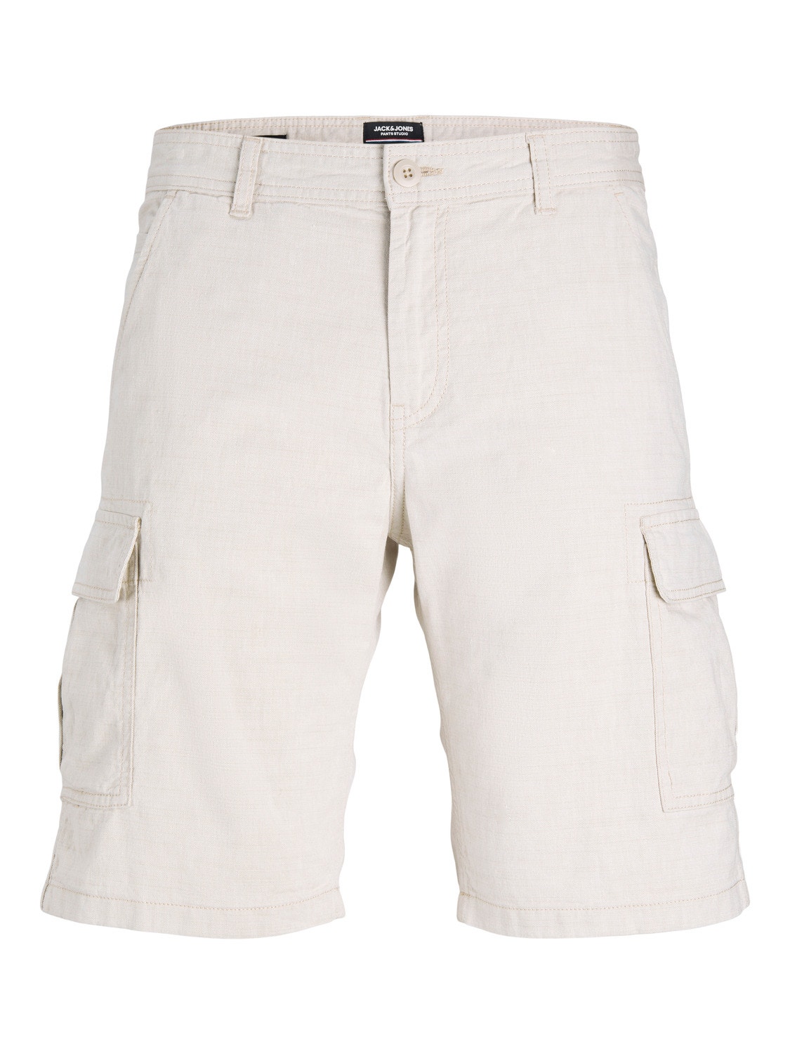 Jack & Jones Regular Fit Cargo shorts -White Pepper - 12234586