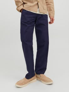 Jack & Jones Relaxed Fit Chino Hose -Maritime Blue - 12234593