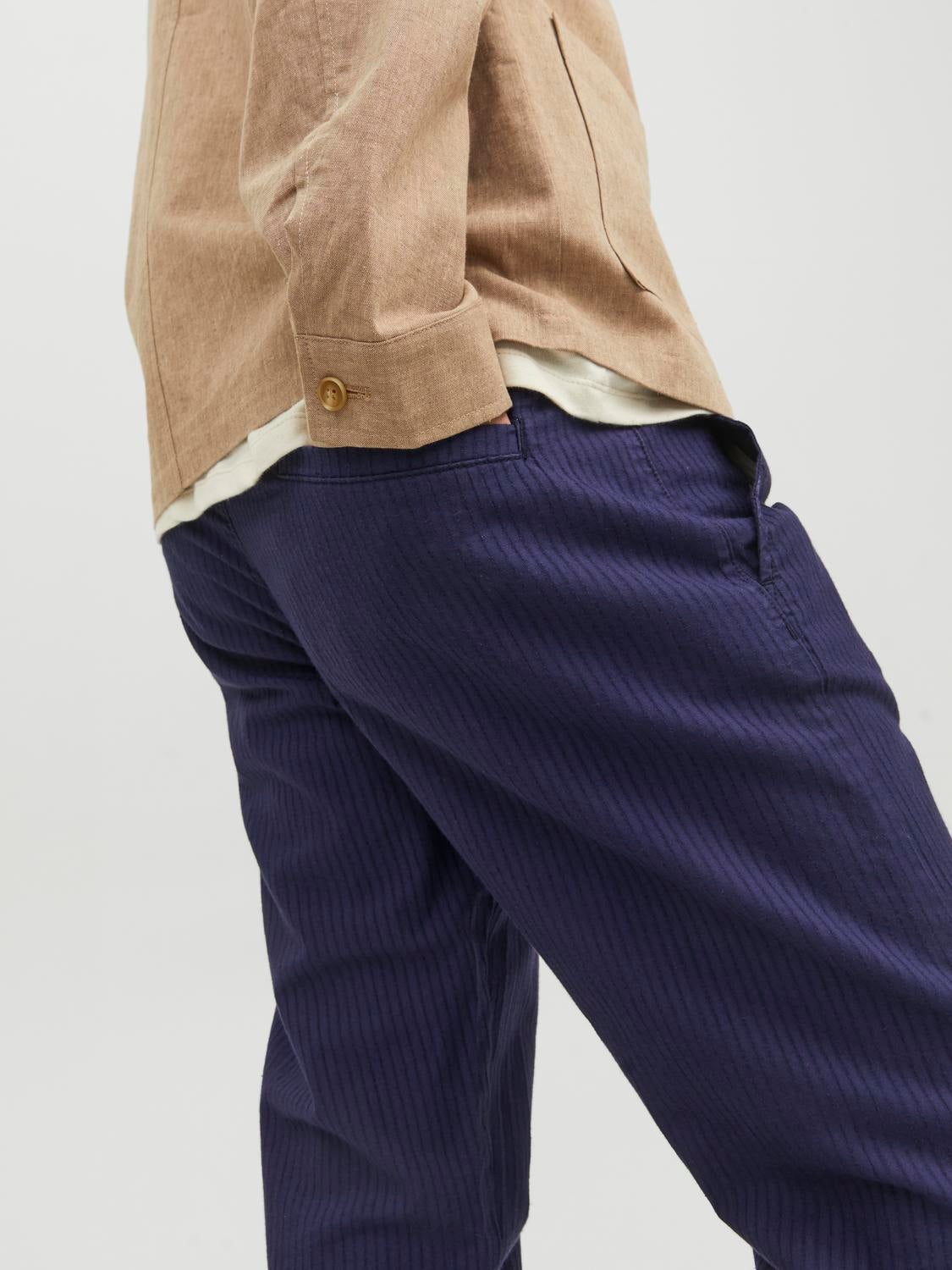 Relaxed Fit Chino trousers | Dark Blue | Jack & Jones®