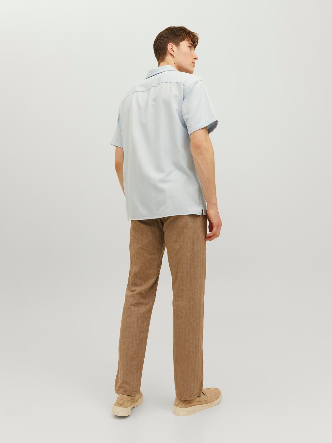 Jack & Jones Relaxed Fit Chino Hose -Falcon - 12234593