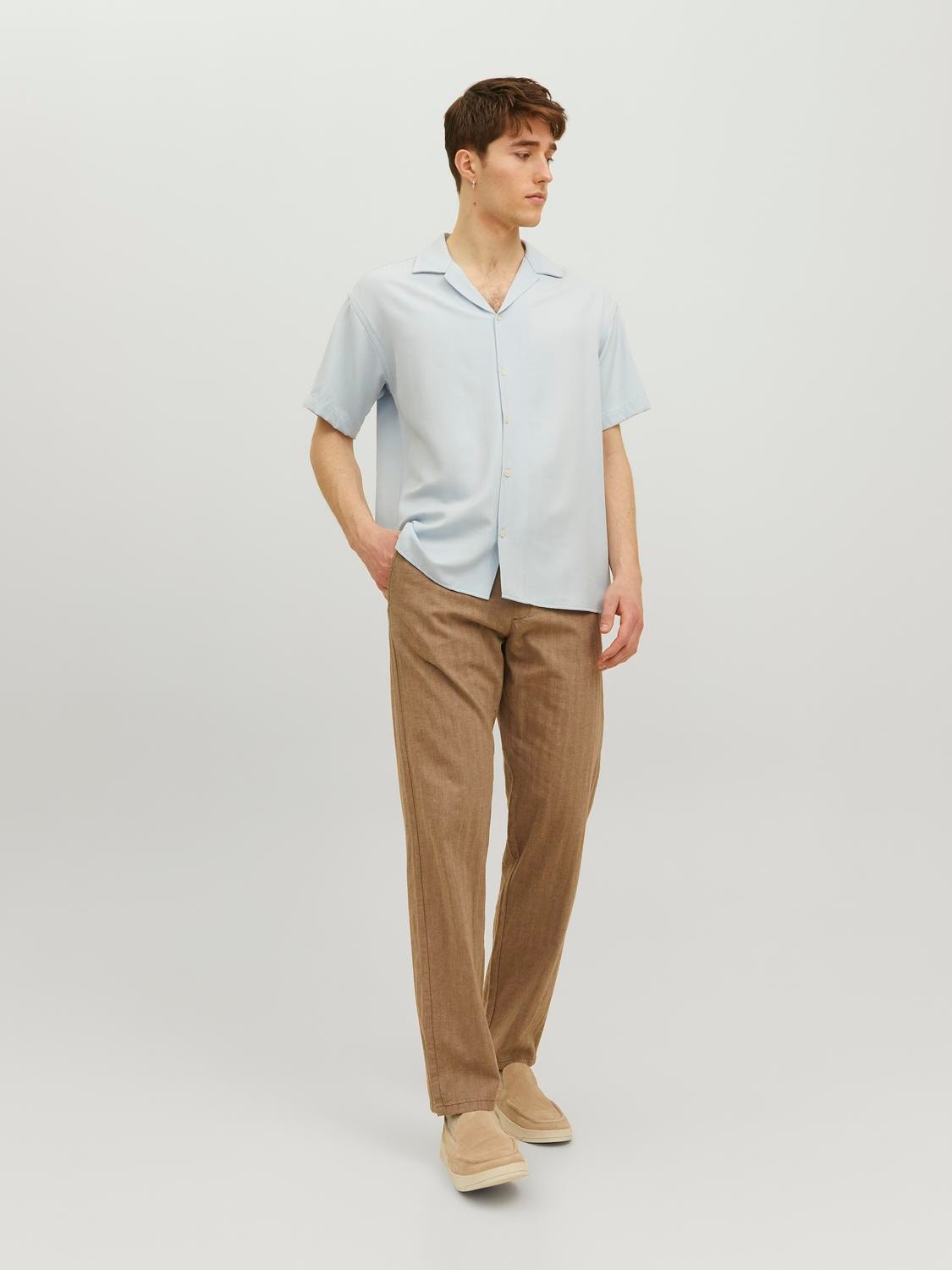 Jack & Jones Παντελόνι Relaxed Fit Chinos -Falcon - 12234593