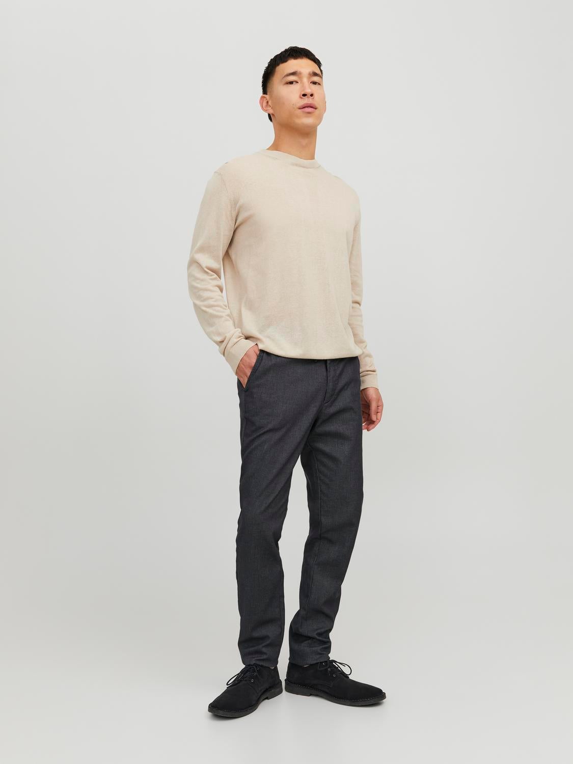 Slim Fit Chino trousers | Medium Grey | Jack & Jones®