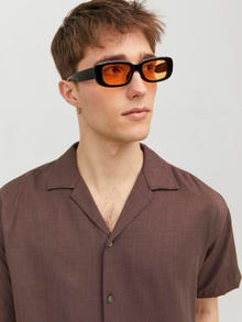 Jack & Jones Plastikk Rektangulære solbriller -Black - 12234706