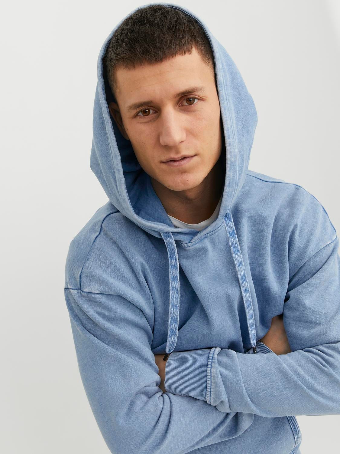 Plain blue hoodie on sale mens