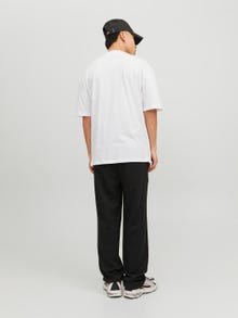 Jack & Jones Plain Crew neck T-shirt -White - 12234745