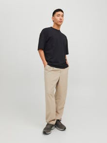 Jack & Jones Sima Környak Trikó -Black - 12234745