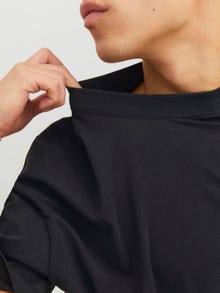 Jack & Jones Plain Crew neck T-shirt -Black - 12234745