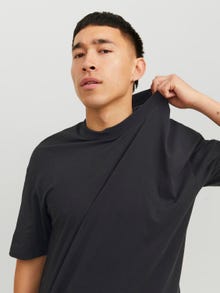 Jack & Jones Sima Környak Trikó -Black - 12234745