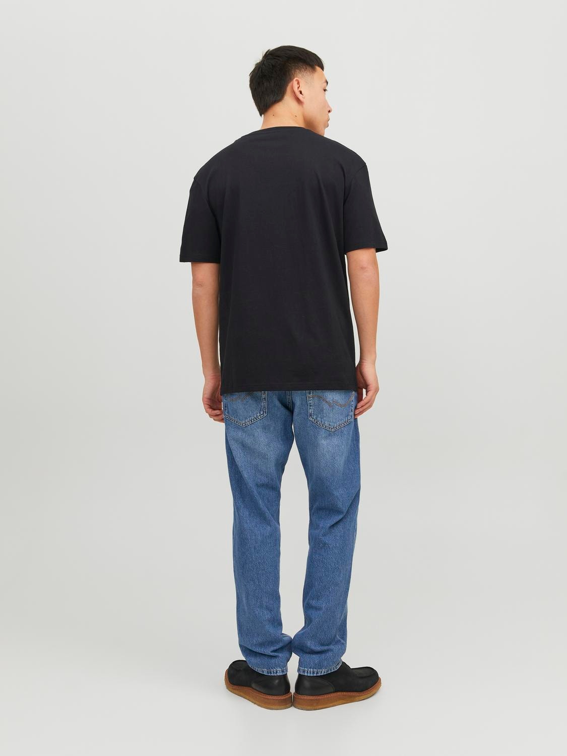 Jack & Jones Camiseta Logotipo Cuello redondo -Black - 12234746