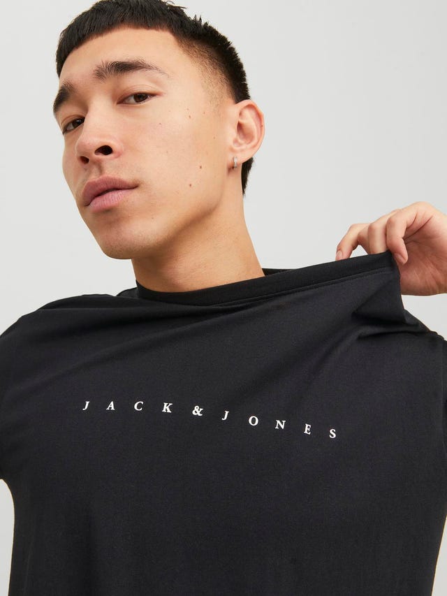 Jack & Jones Z logo Okrągły dekolt T-shirt - 12234746