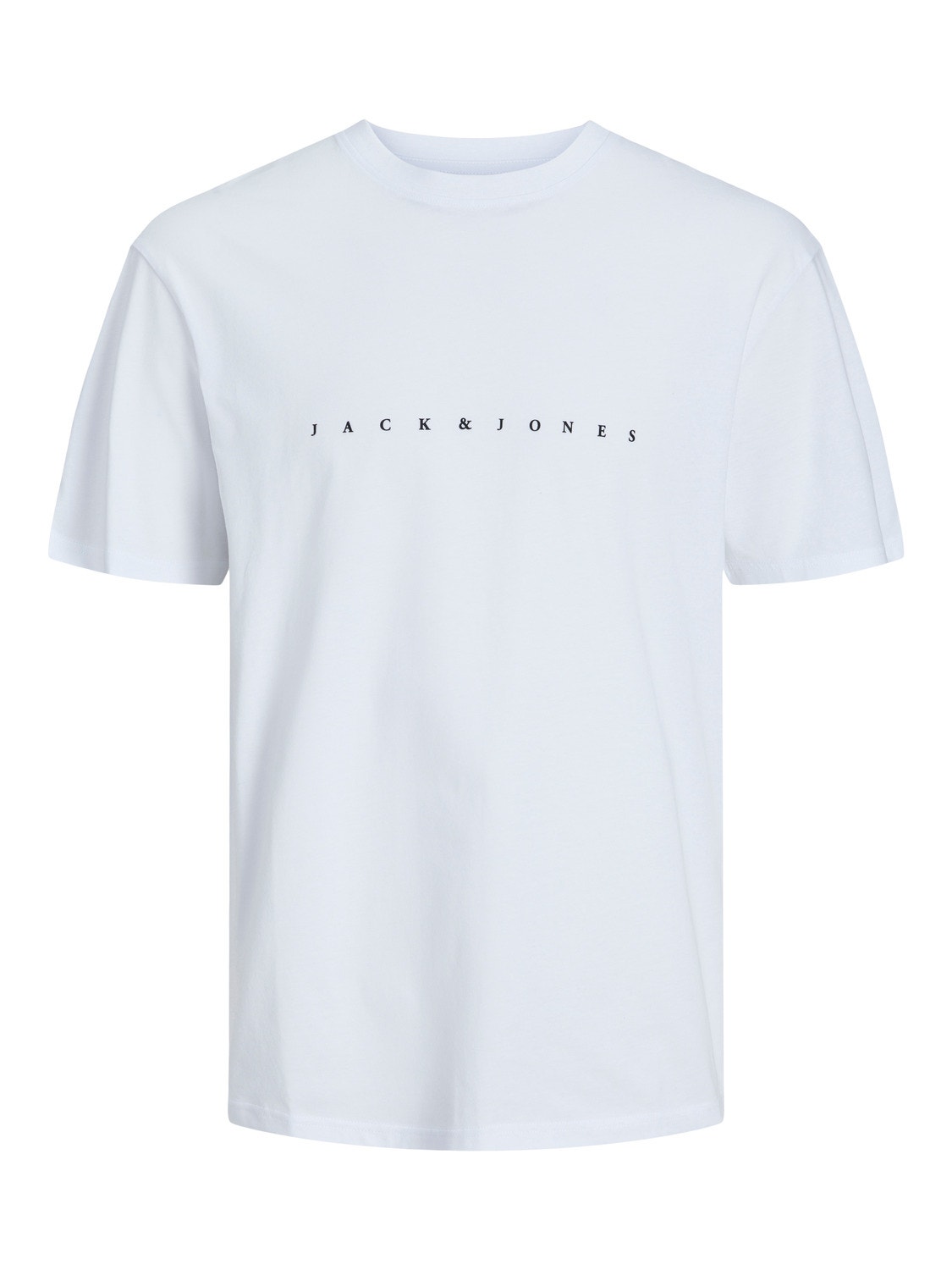 Jack & Jones T-shirt Logo Decote Redondo -White - 12234746